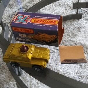 1973 Vintage Matchbox lesney Superfast Rola-Matics New #28 Stoat IN ORIGINAL BOX